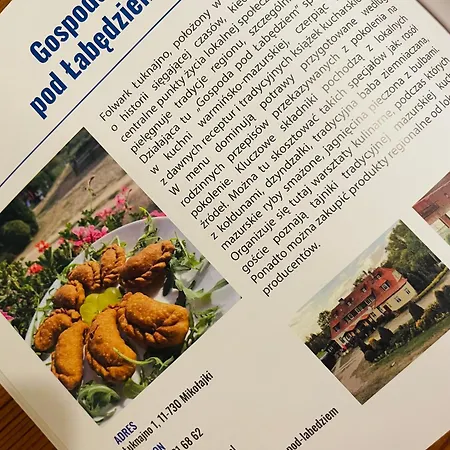 Couette-café Folwark Luknajno Nad Jeziorem Sniardwy Dziedzictwo Kulinarne Warmia-mazury